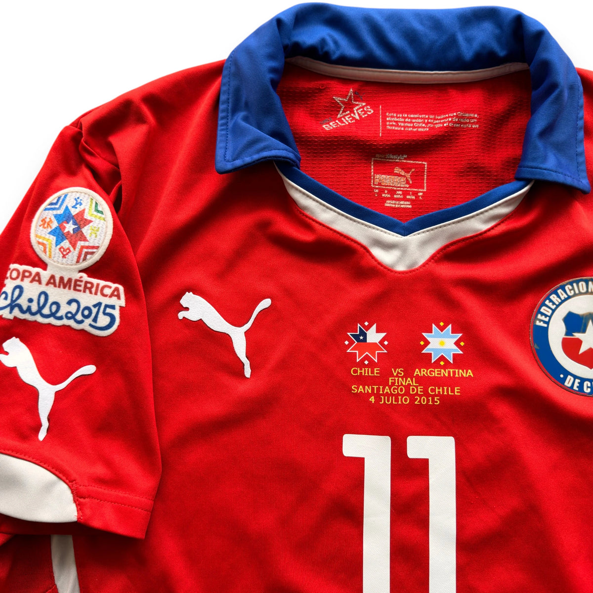 Camiseta Chile 2015 Copa América - Vargas