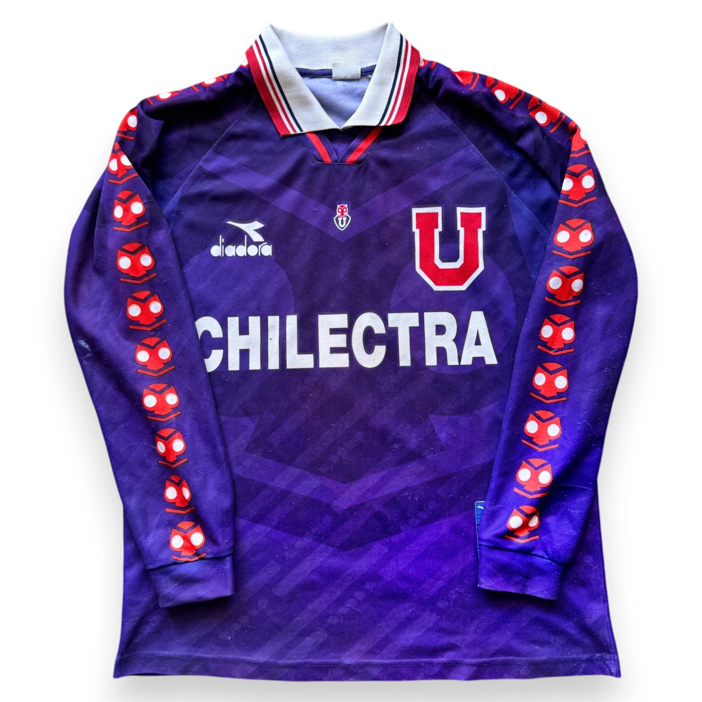 Camiseta Universidad de Chile 1996 Manga Larga - Valencia