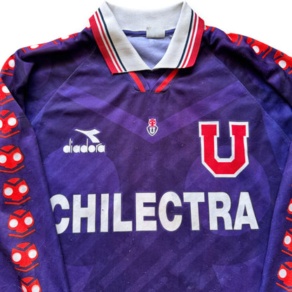 Camiseta Universidad de Chile 1996 Manga Larga - Valencia