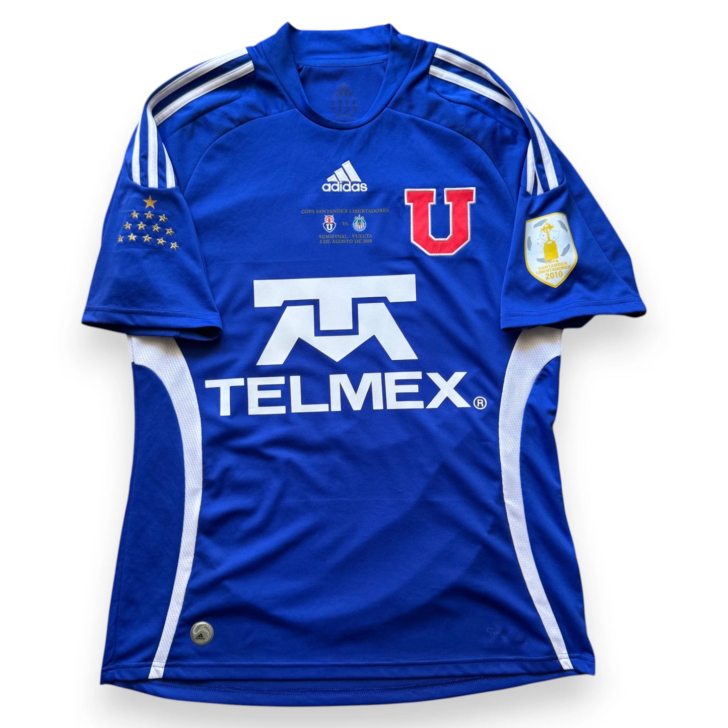 Camiseta Universidad de Chile Libertadores 2010 - Vargas