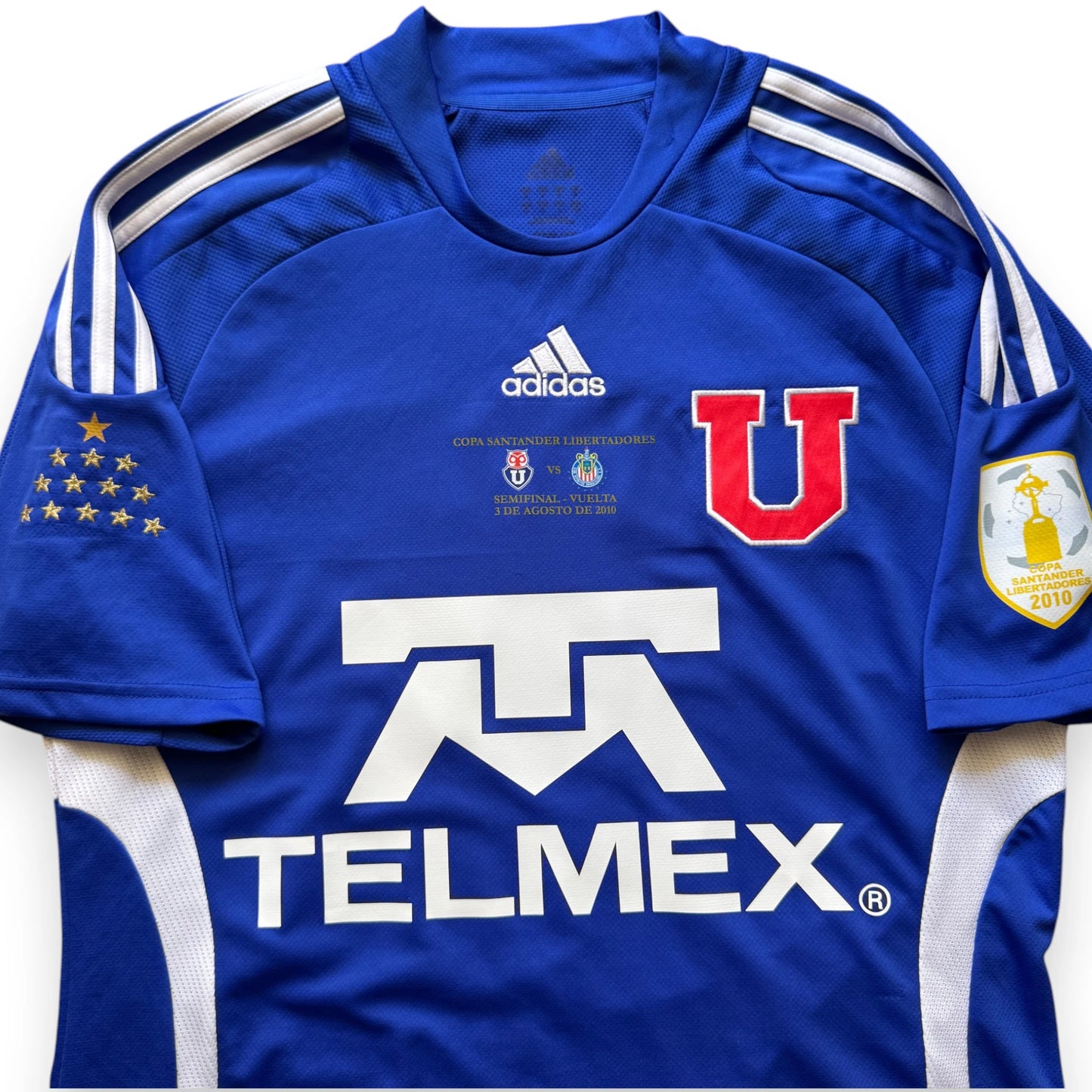 Camiseta Universidad de Chile Libertadores 2010 - Vargas
