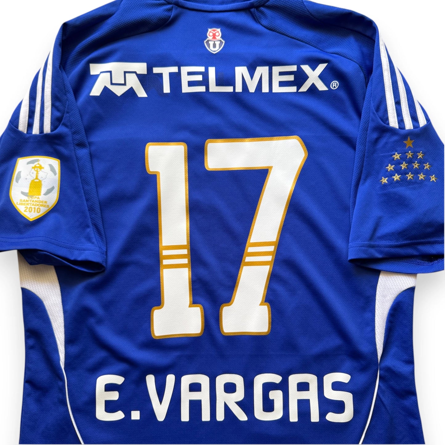 Camiseta Universidad de Chile Libertadores 2010 - Vargas