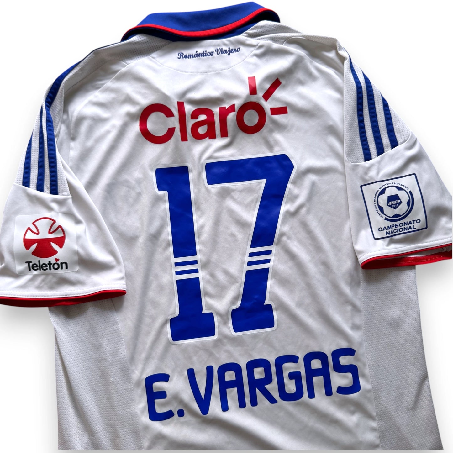 Camiseta Universidad de Chile 2011 visita - Eduardo Vargas