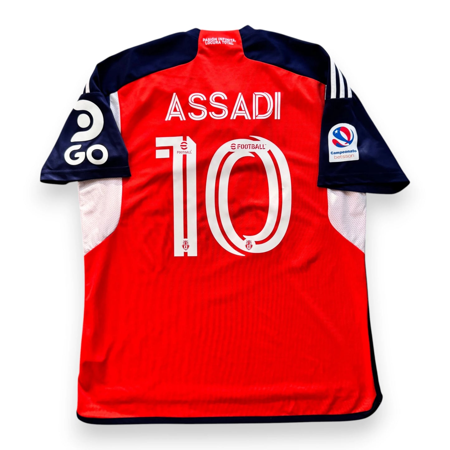Camiseta Universidad de Chile 2023 visita - Assadi