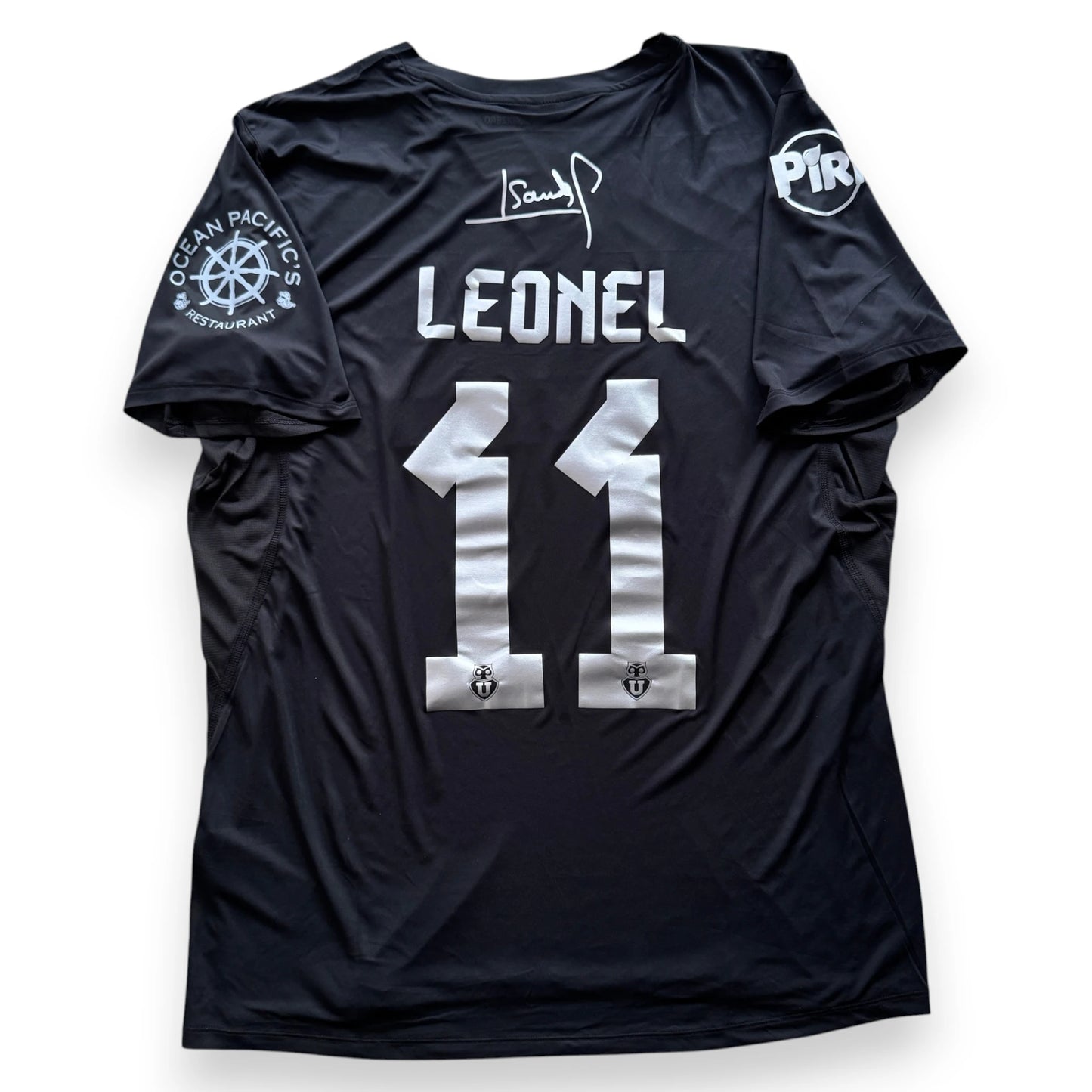 Camiseta Universidad de Chile 2024 luto Leonel
