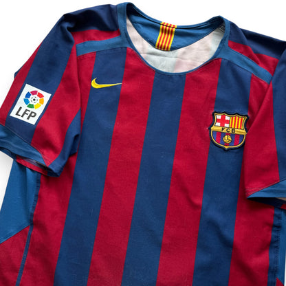 Camiseta Barcelona 2005/6 - Ronaldinho