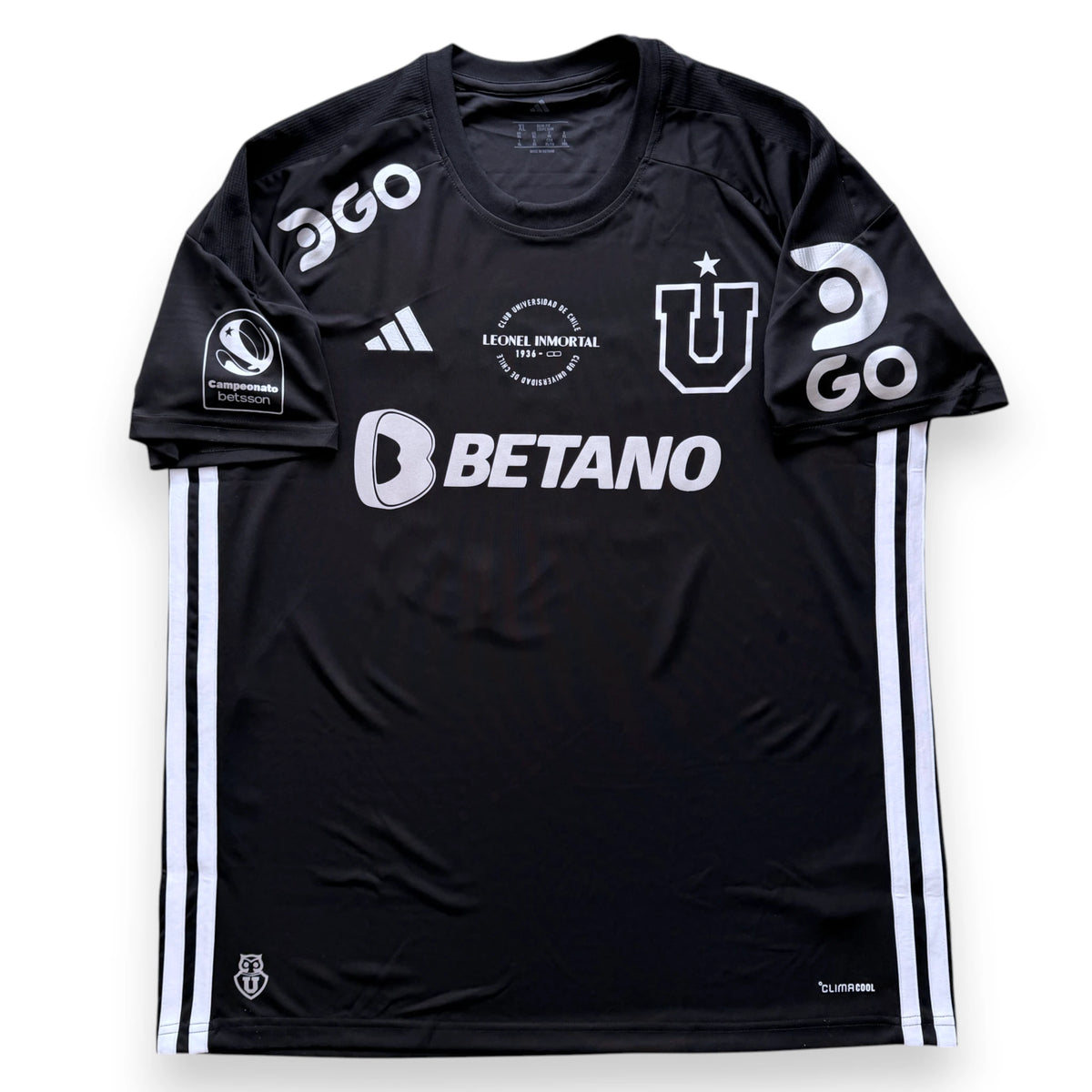 Camiseta Universidad de Chile Luto Leonel 2023 - Assadi