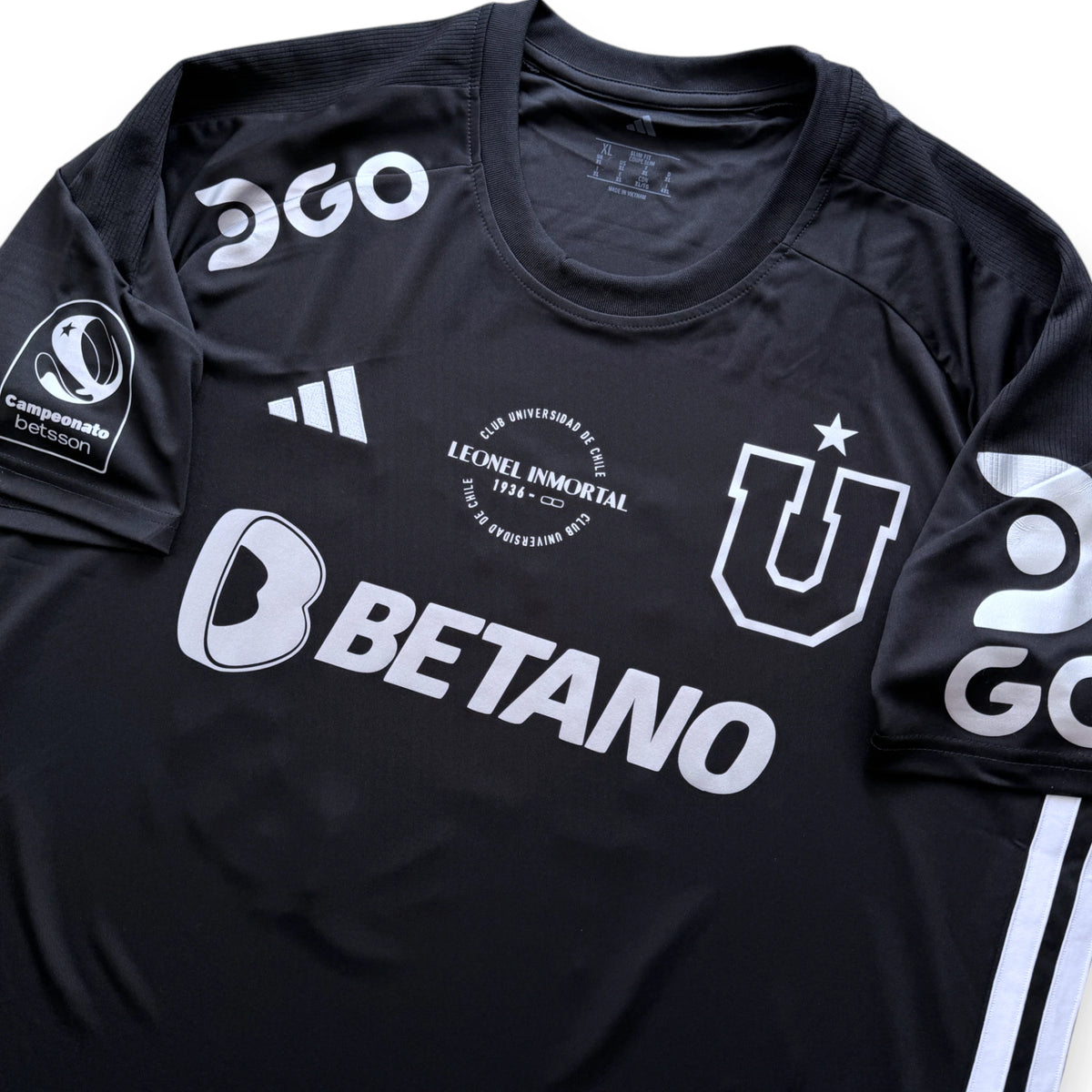 Camiseta Universidad de Chile Luto Leonel 2023 - Assadi