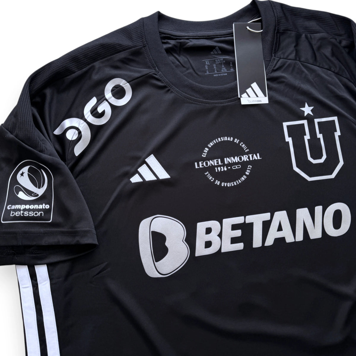 Camiseta Universidad de Chile Luto Leonel 2023 - Morales
