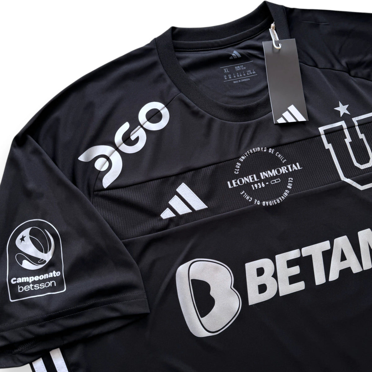 Camiseta Universidad de Chile Luto Leonel 2023 - Fernandez