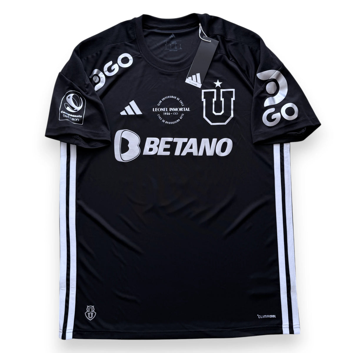 Camiseta Universidad de Chile Luto Leonel 2023 - Assadi