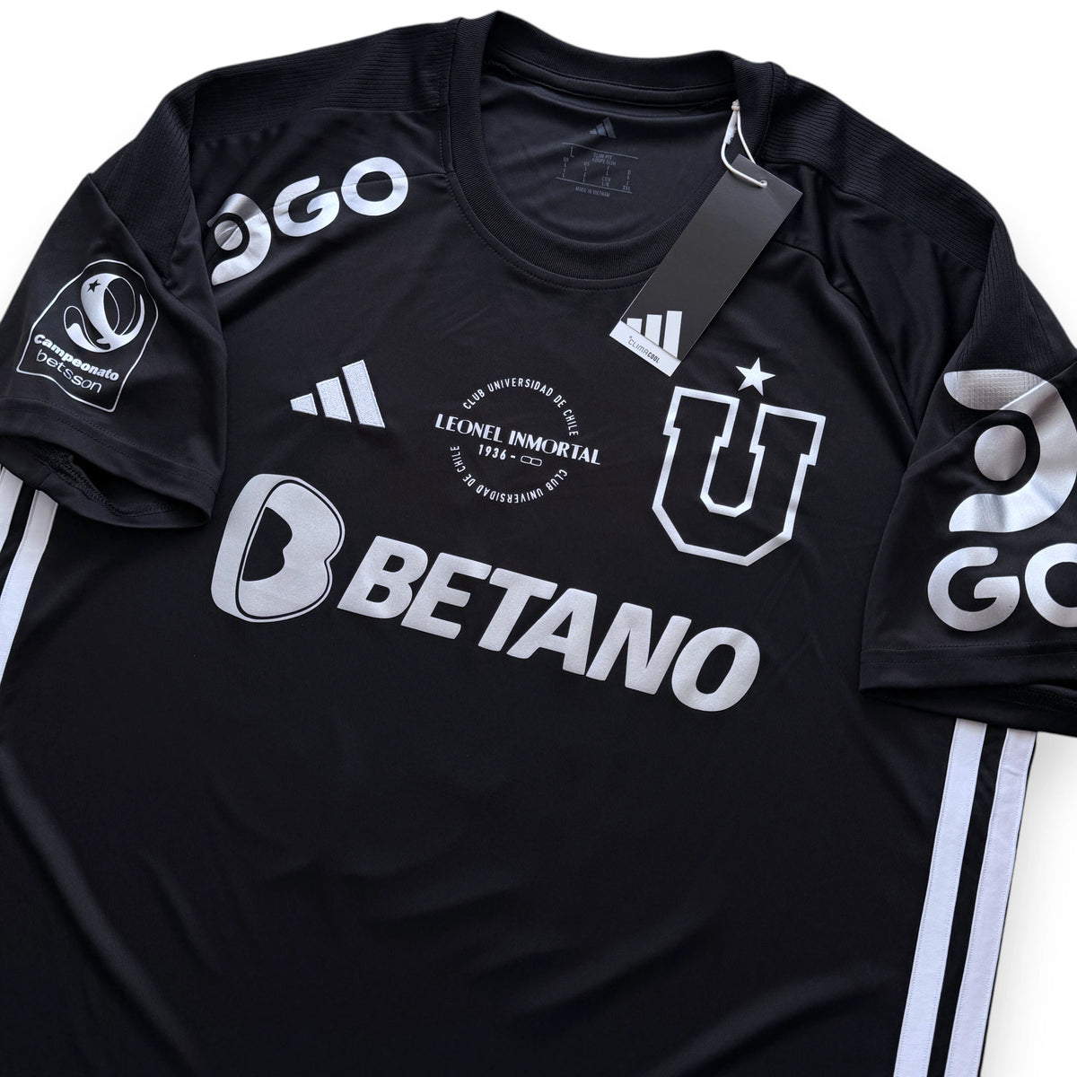 Camiseta Universidad de Chile Luto Leonel 2023 - Assadi