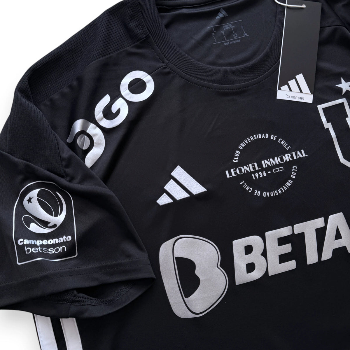 Camiseta Universidad de Chile Luto Leonel 2023 - Assadi