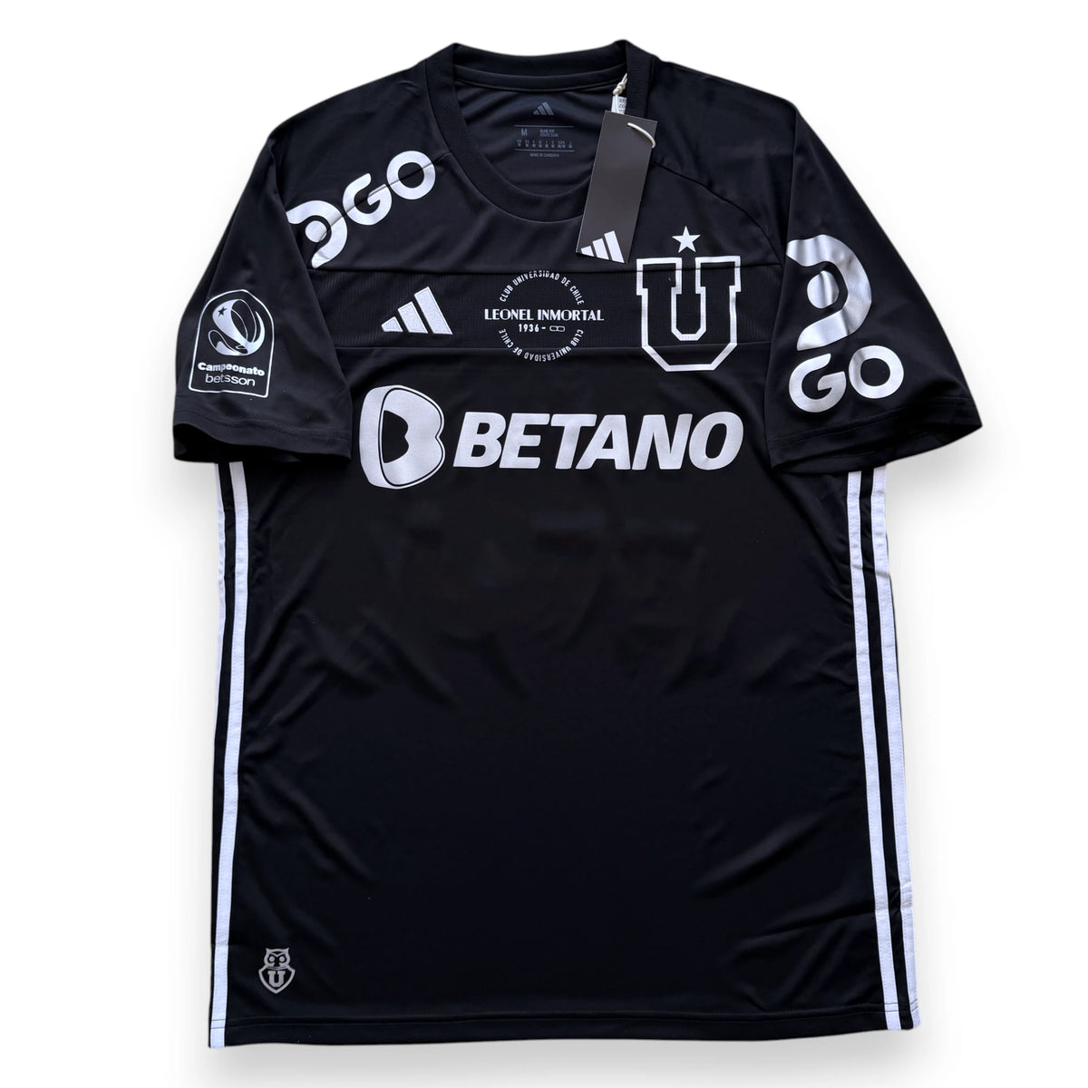 Camiseta Universidad de Chile Luto Leonel 2023 - Assadi