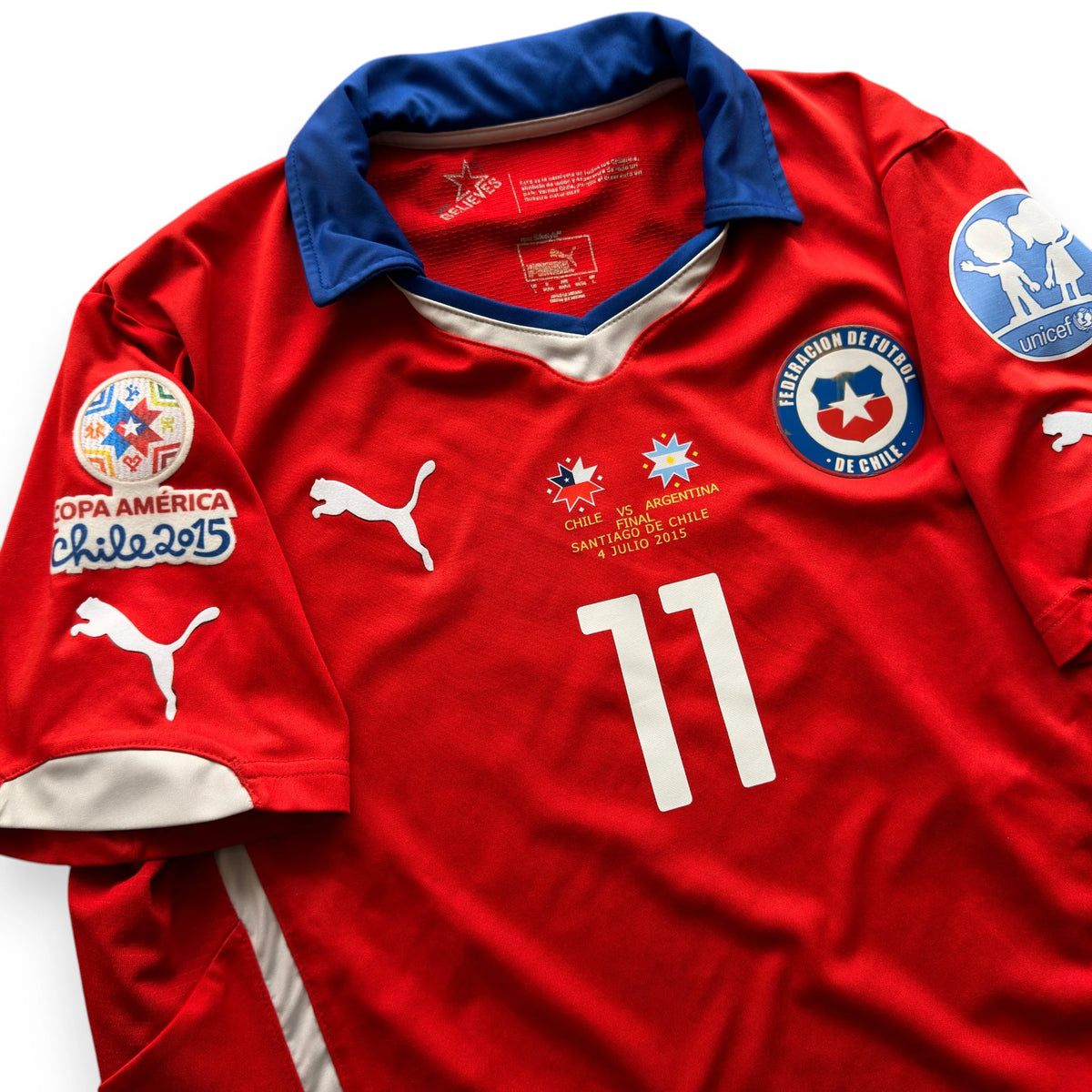 Camiseta Chile 2015 Copa América - Vargas