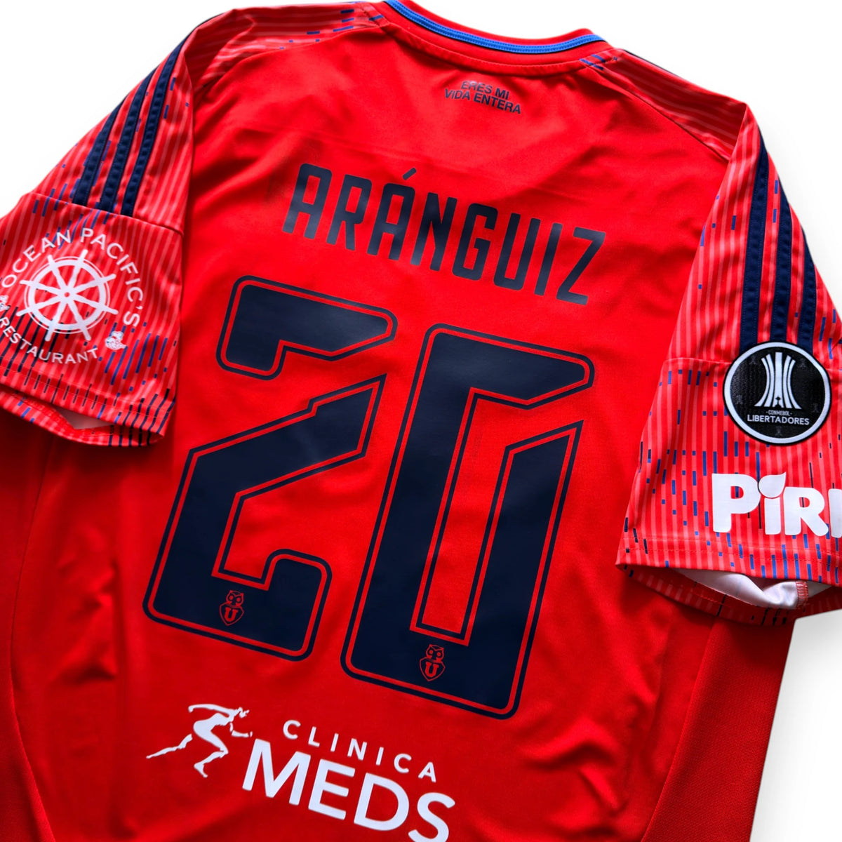 Camiseta visita Universidad de Chile 2025 Libertadores - Aranguiz