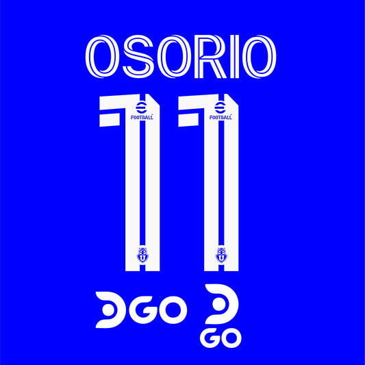 Dorsal U de Chile 2023 Local - Vinilo listo para estampar