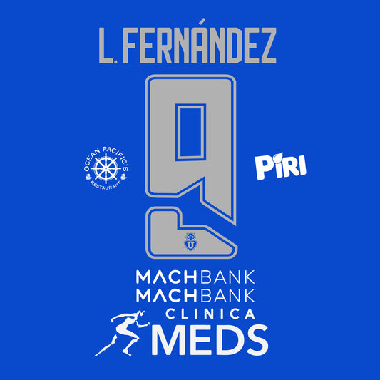 Dorsal U de Chile 2025 Local - Vinilo listo para estampar