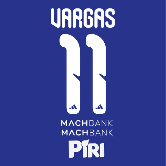 Dorsal U de Chile 2026 Local - Vinilo listo para estampar