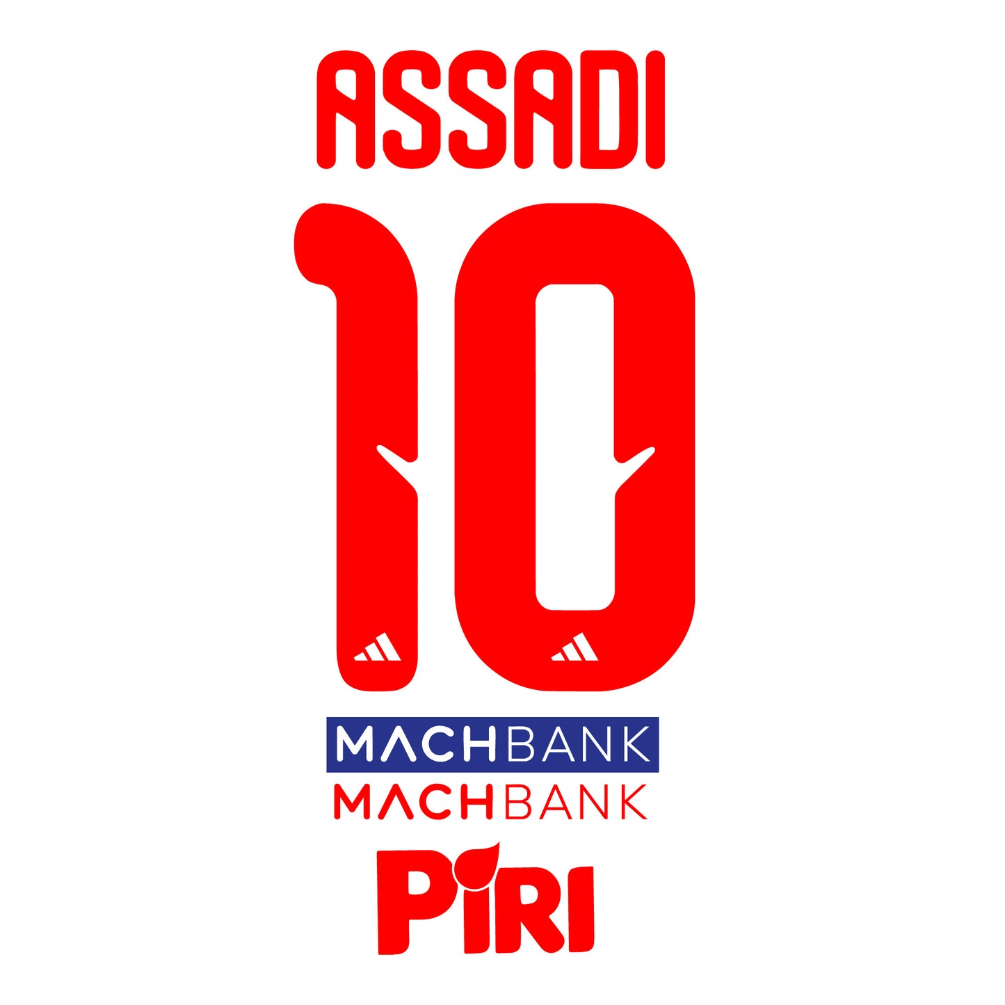 Dorsal U de Chile 2026 Visita - Vinilo listo para estampar