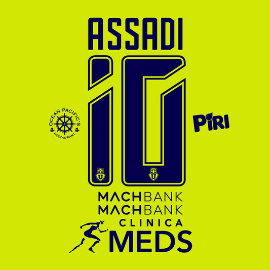 Dorsal U de Chile 2025 Tercera - Vinilo listo para estampar